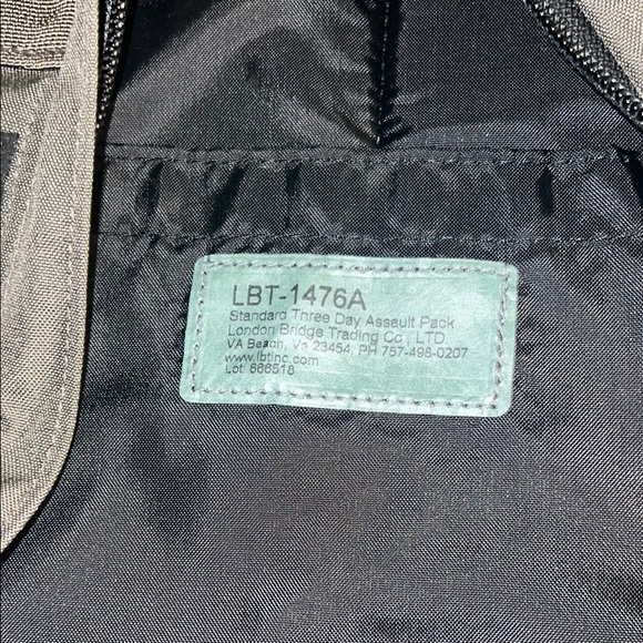 LBT Green Tactical Backpack - Picture 5 of 5